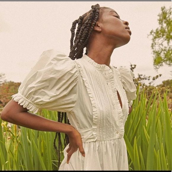 NWT DOEN Darby dress in Powder - Picture 2 of 9